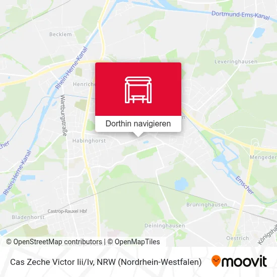 Cas Zeche Victor Iii/Iv Karte