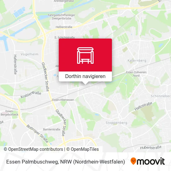 Essen Palmbuschweg Karte
