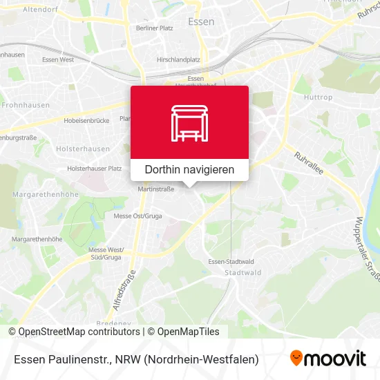 Essen Paulinenstr. Karte