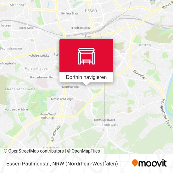Essen Paulinenstr. Karte