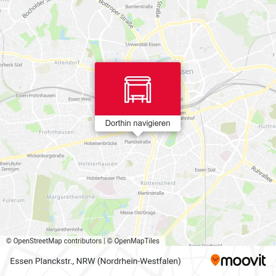Essen Planckstr. Karte