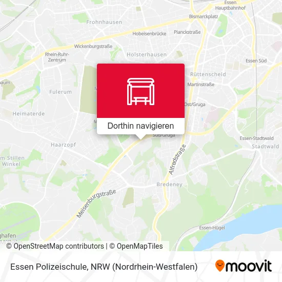 Essen Polizeischule Karte
