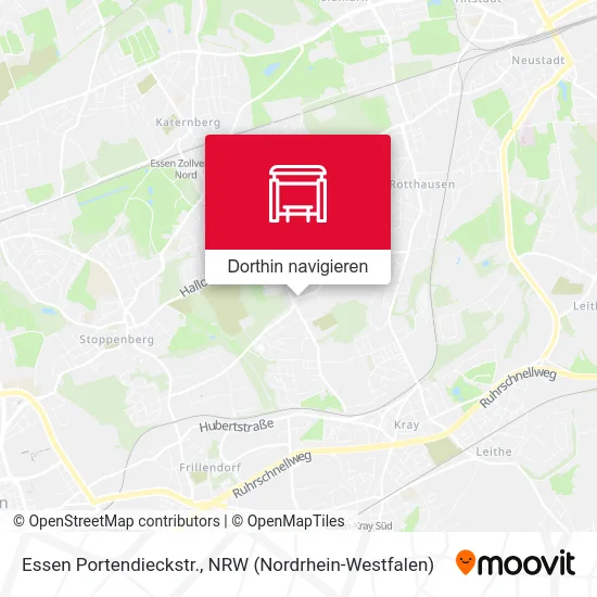 Essen Portendieckstr. Karte