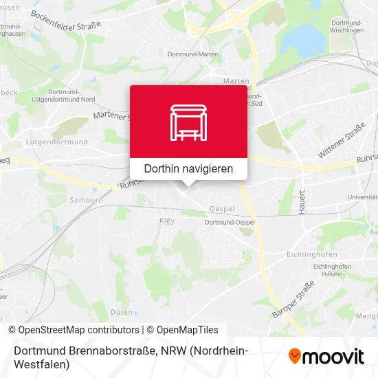 Dortmund Brennaborstraße Karte