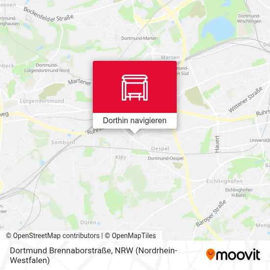 Dortmund Brennaborstraße Karte
