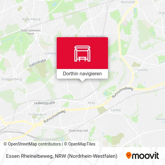 Essen Rheinelbeweg Karte