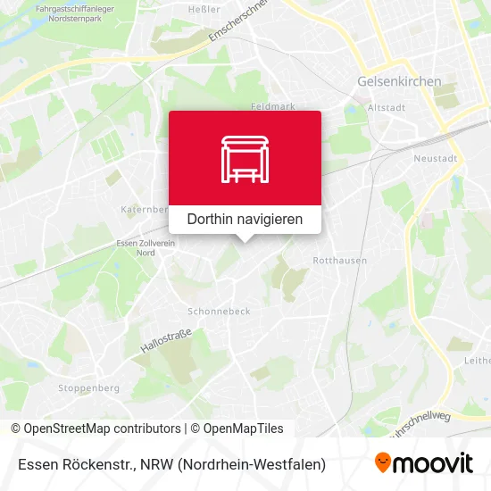 Essen Röckenstr. Karte
