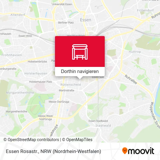 Essen Rosastr. Karte