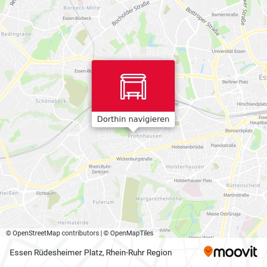 Essen Rüdesheimer Platz Karte