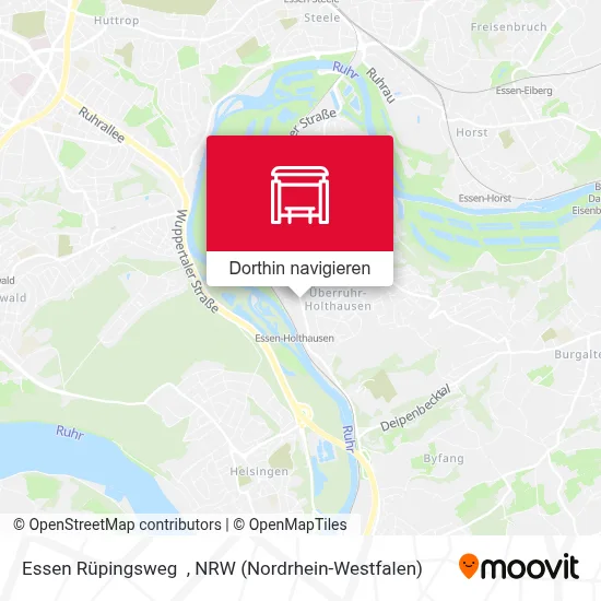 Essen Rüpingsweg Karte