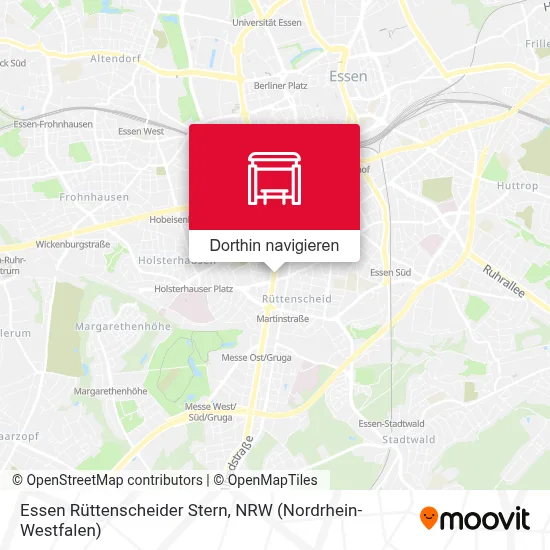 Essen Rüttenscheider Stern Karte