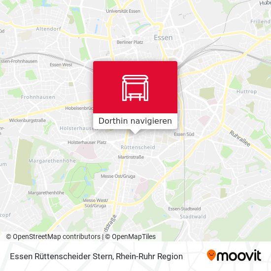 Essen Rüttenscheider Stern Karte