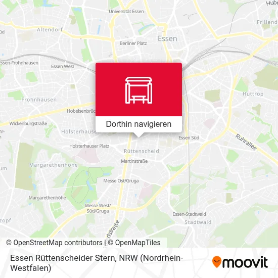 Essen Rüttenscheider Stern Karte