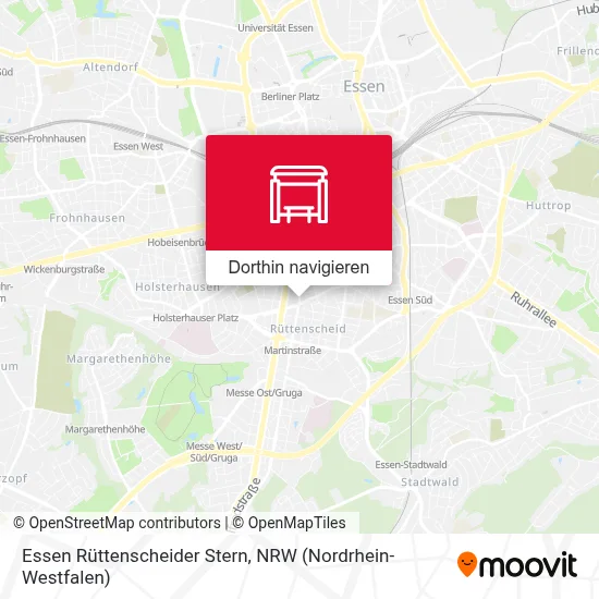 Essen Rüttenscheider Stern Karte