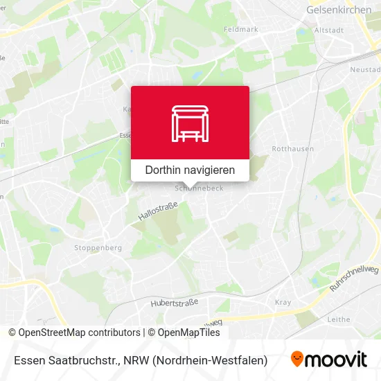 Essen Saatbruchstr. Karte