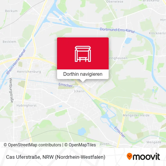 Cas Uferstraße Karte