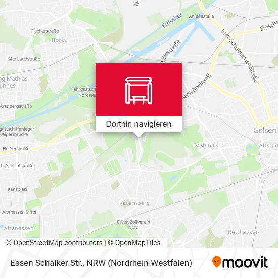 Essen Schalker Str. Karte
