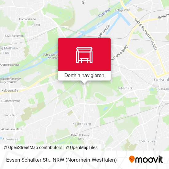Essen Schalker Str. Karte
