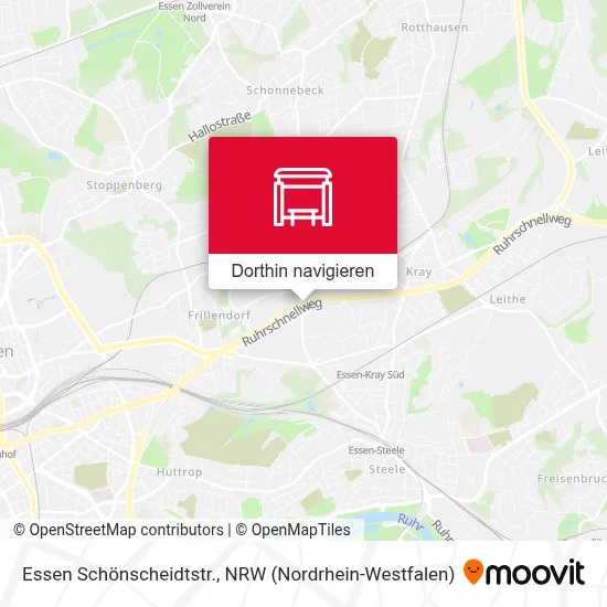 Essen Schönscheidtstr. Karte