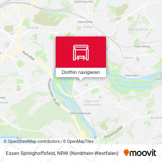 Essen Springhoffsfeld Karte