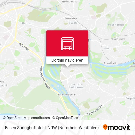 Essen Springhoffsfeld Karte