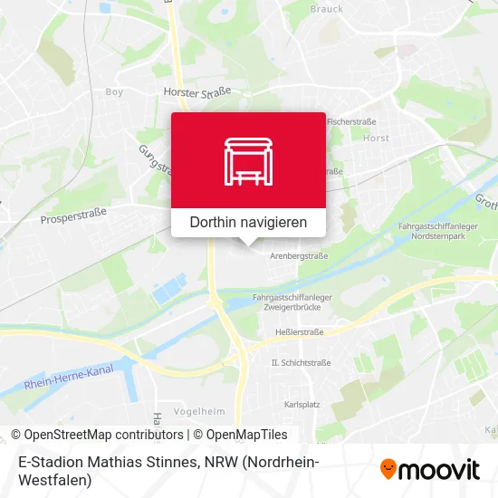 E-Stadion Mathias Stinnes Karte