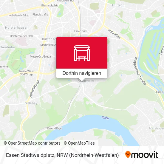 Essen Stadtwaldplatz Karte