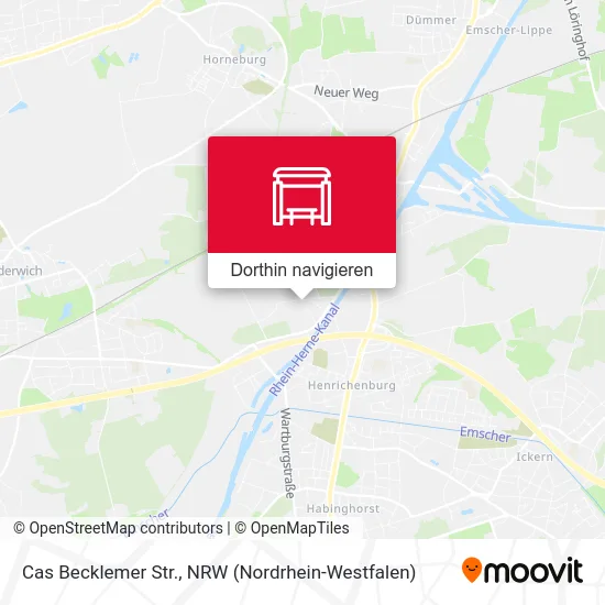 Cas Becklemer Str. Karte