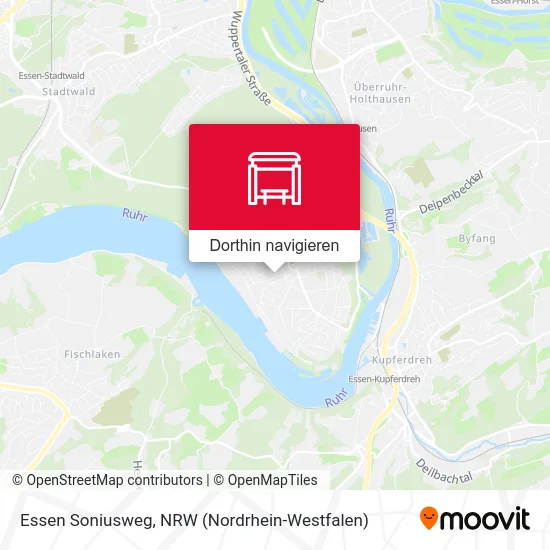 Essen Soniusweg Karte