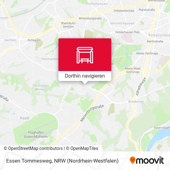Essen Tommesweg Karte