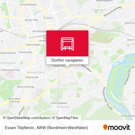 Essen Töpferstr. Karte