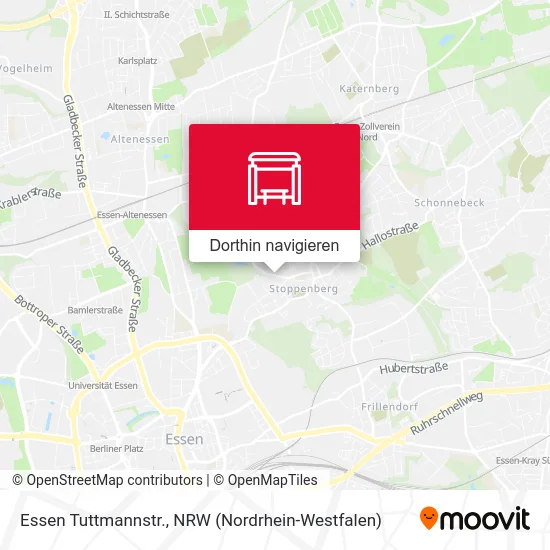 Essen Tuttmannstr. Karte