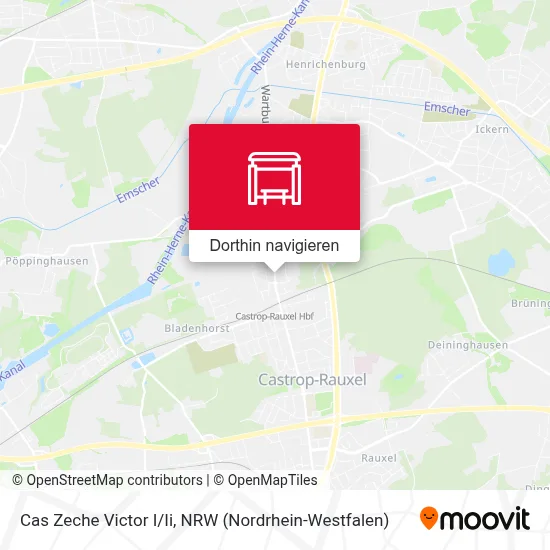 Cas Zeche Victor I/Ii Karte