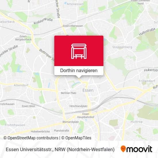 Essen Universitätsstr. Karte
