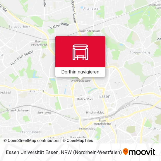 Essen Universität Essen Karte