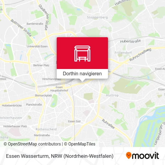 Essen Wasserturm Karte