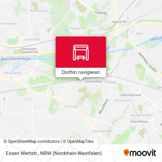 Essen Wertstr. Karte