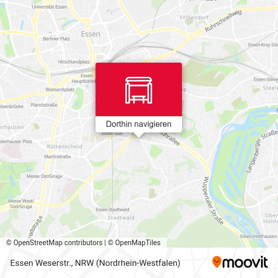 Essen Weserstr. Karte
