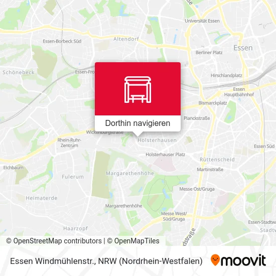 Essen Windmühlenstr. Karte