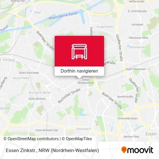 Essen Zinkstr. Karte