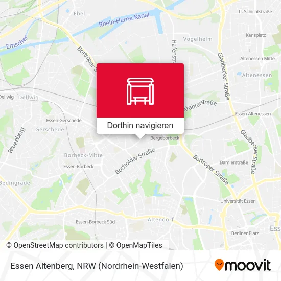 Essen Altenberg Karte