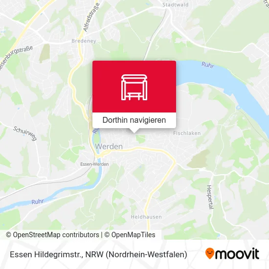 Essen Hildegrimstr. Karte