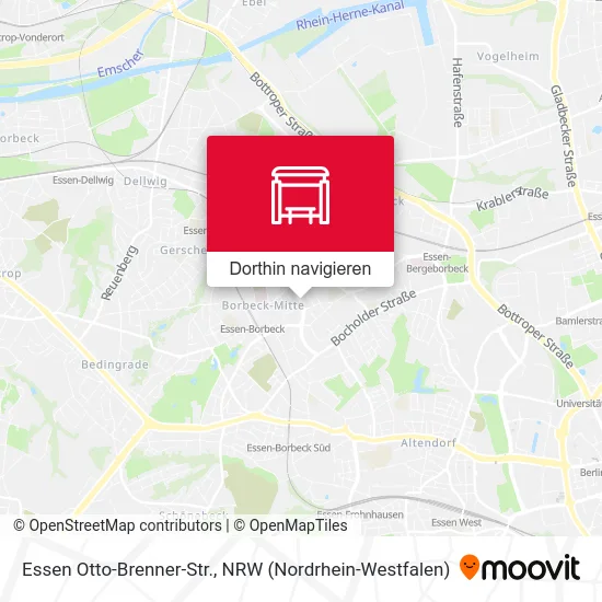 Essen Otto-Brenner-Str. Karte