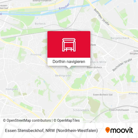 Essen Stensbeckhof Karte