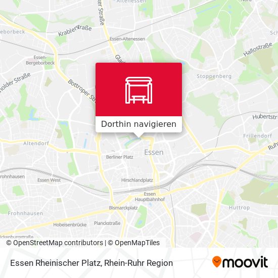 Essen Rheinischer Platz Karte