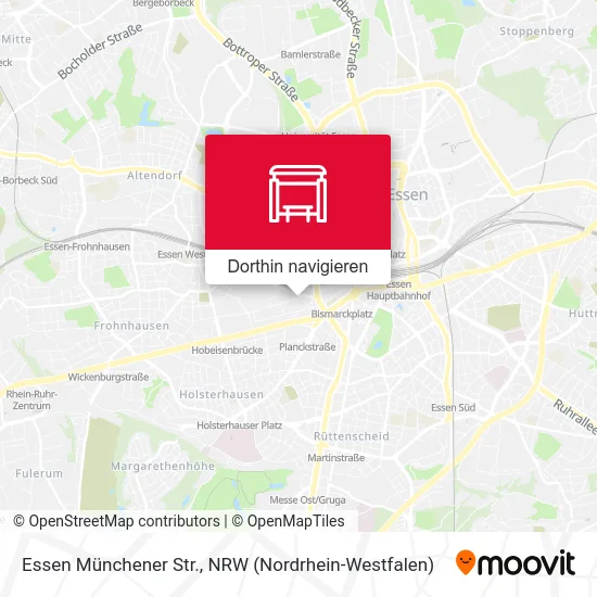Essen Münchener Str. Karte