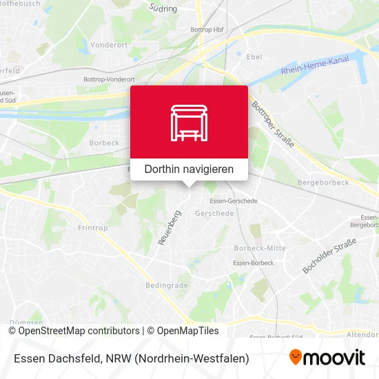 Essen Dachsfeld Karte