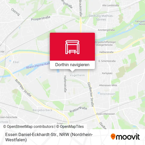Essen Daniel-Eckhardt-Str. Karte