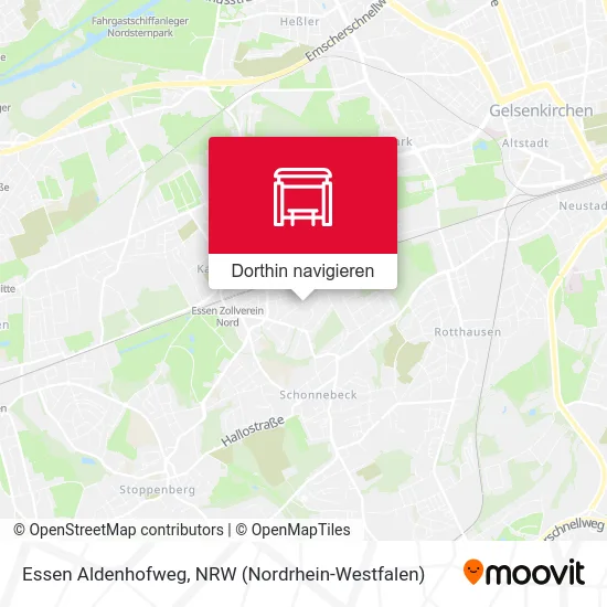 Essen Aldenhofweg Karte