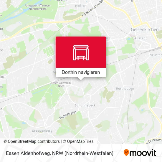 Essen Aldenhofweg Karte